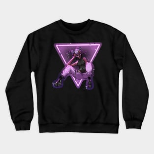 Cyber girl Crewneck Sweatshirt